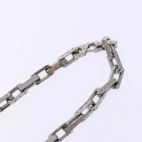 LOUIS VUITTON Chain Necklace metal Silver M00307 LV Auth 135753M - Picture 5 of 13